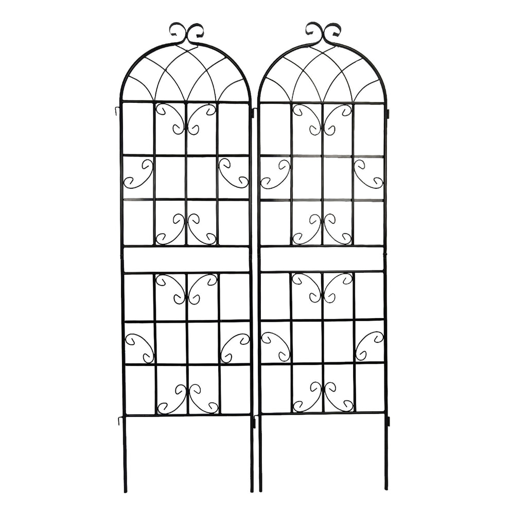 Metal Garden Rustproof Trellis for Climbing Plants – Outdoor Flower Support