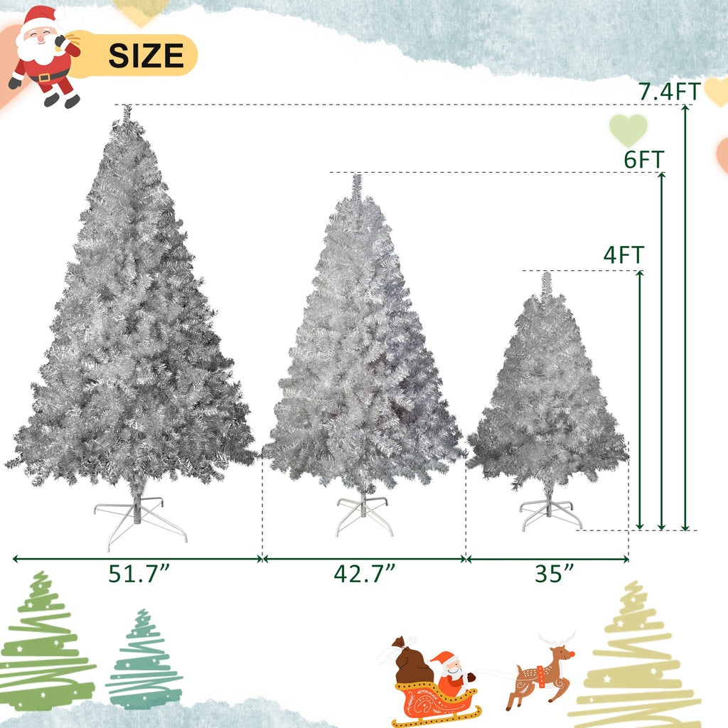 Premium Christmas Trees with PVC Branches - Green