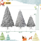 Premium Christmas Trees with PVC Branches - Green