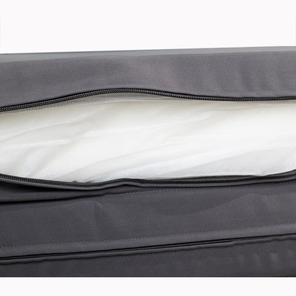 Gray Broadway Ian Chaise Lounge Cushion with Waterproof Fabric - Gray
