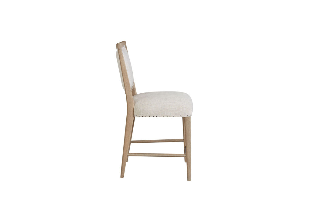 Counter Height Stools with Upholstered Seat - Sand (Set of 2)