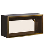 Large-Capacity Spice Rack Wall Mounted Storage Cabinet with Up-Flip Door - Particle Board