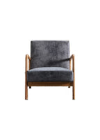 Mid-Century Modern Accent Chair with Cushioning - Multiple Colors