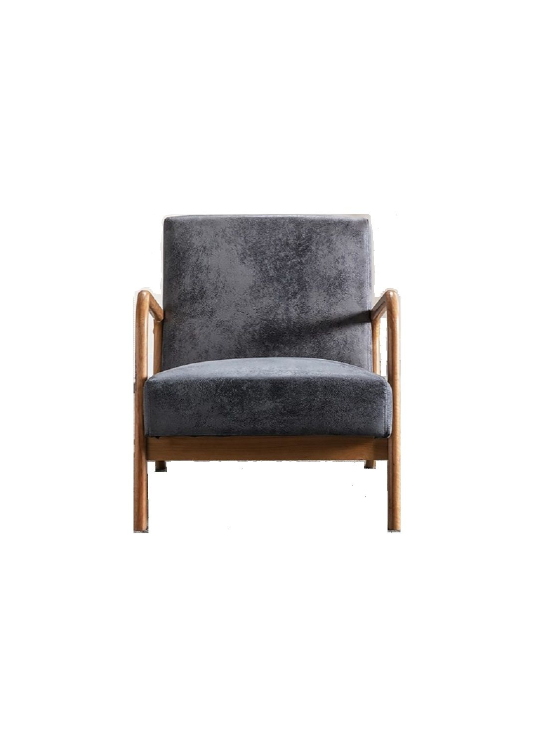 Mid-Century Modern Accent Chair with Cushioning - Multiple Colors