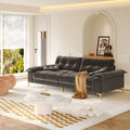 Modern 4-Seater Cloud Sofa with Wide Flip Armrests - Chenille