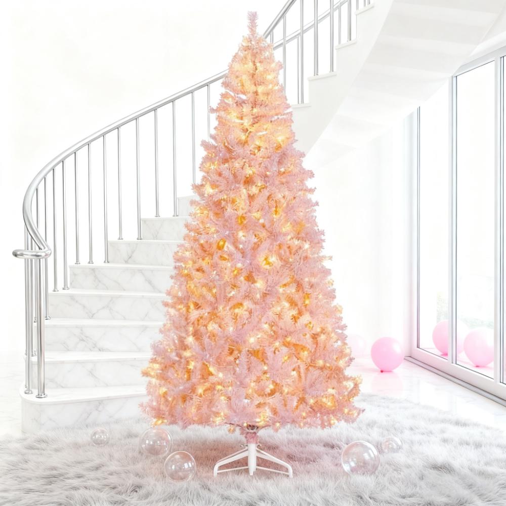 Elegant Artificial Christmas Tree with Realistic Branches - 7.5 ft