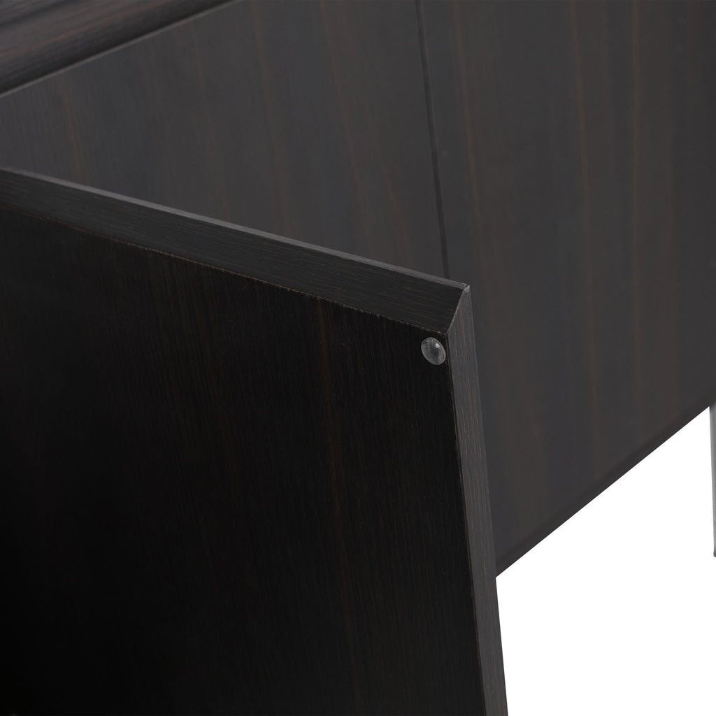 Freestanding Bathroom Vanity With Resin Sink And Storage Cabinet