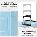 Expandable 2 Piece Luggage Set with TSA Lock and Spinner Wheels - Multiple Colors