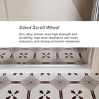 Single Sliding Shower Door with Handle - Chrome, Tempered Glass