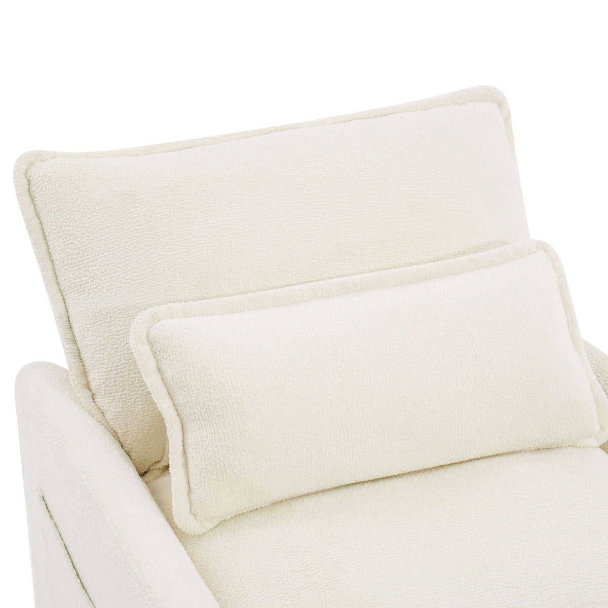 Modern Loveseat Sofa with Side Storage Pockets - Green, Beige, or Dark Gray