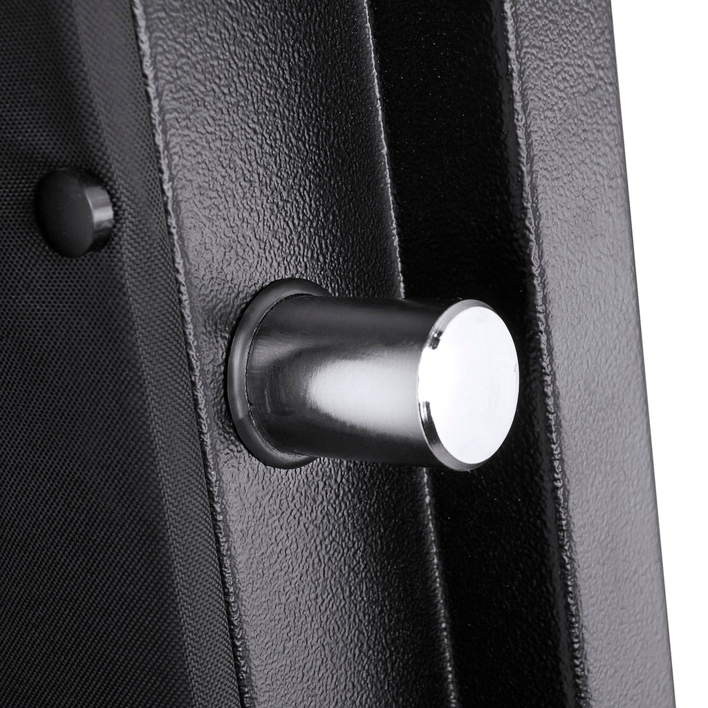 Tall Fireproof Protection Safe Vault with Solid Steel Construction - Black