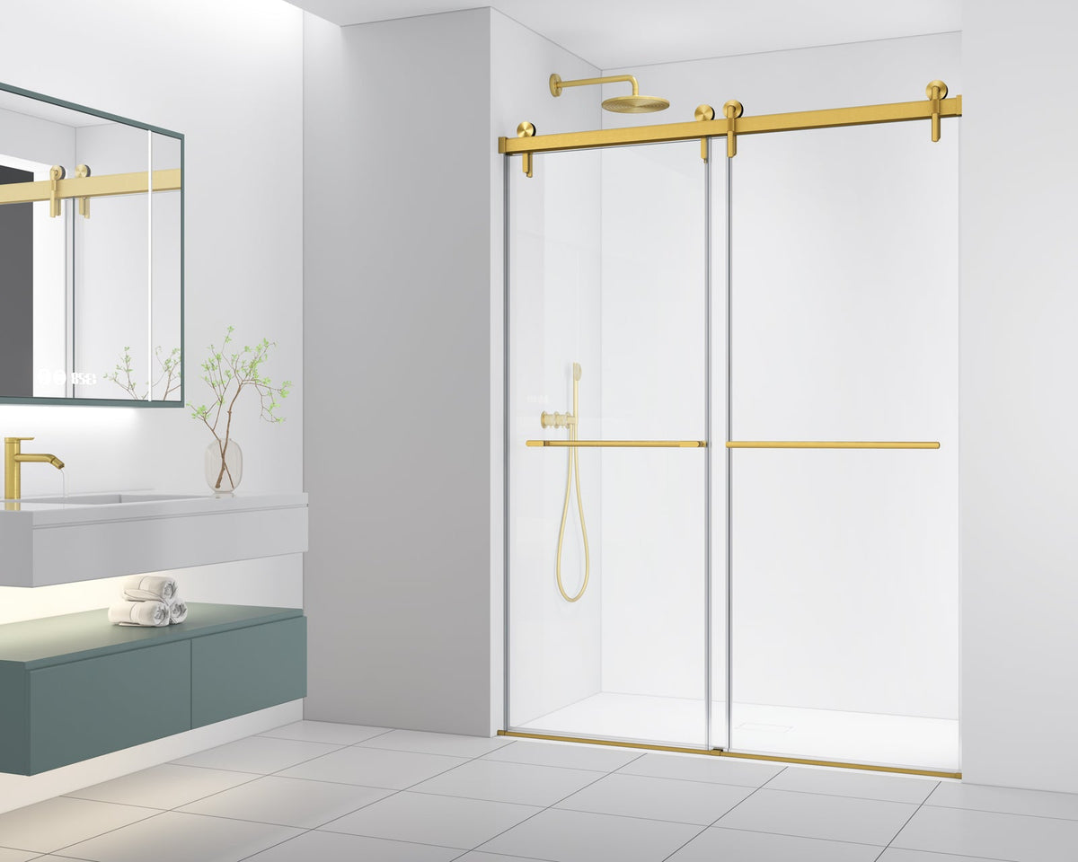 Frameless Double Sliding Shower Door