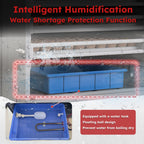 400-Egg Commercial Cabinet Incubator with Digital Controls - Red