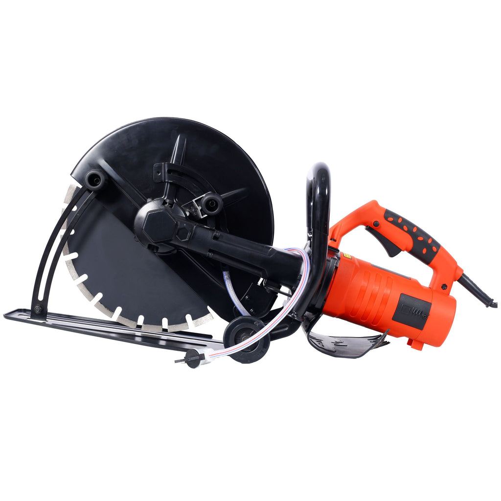 Electric 14" Cut Off Saw with Wet/Dry Functionality – Black