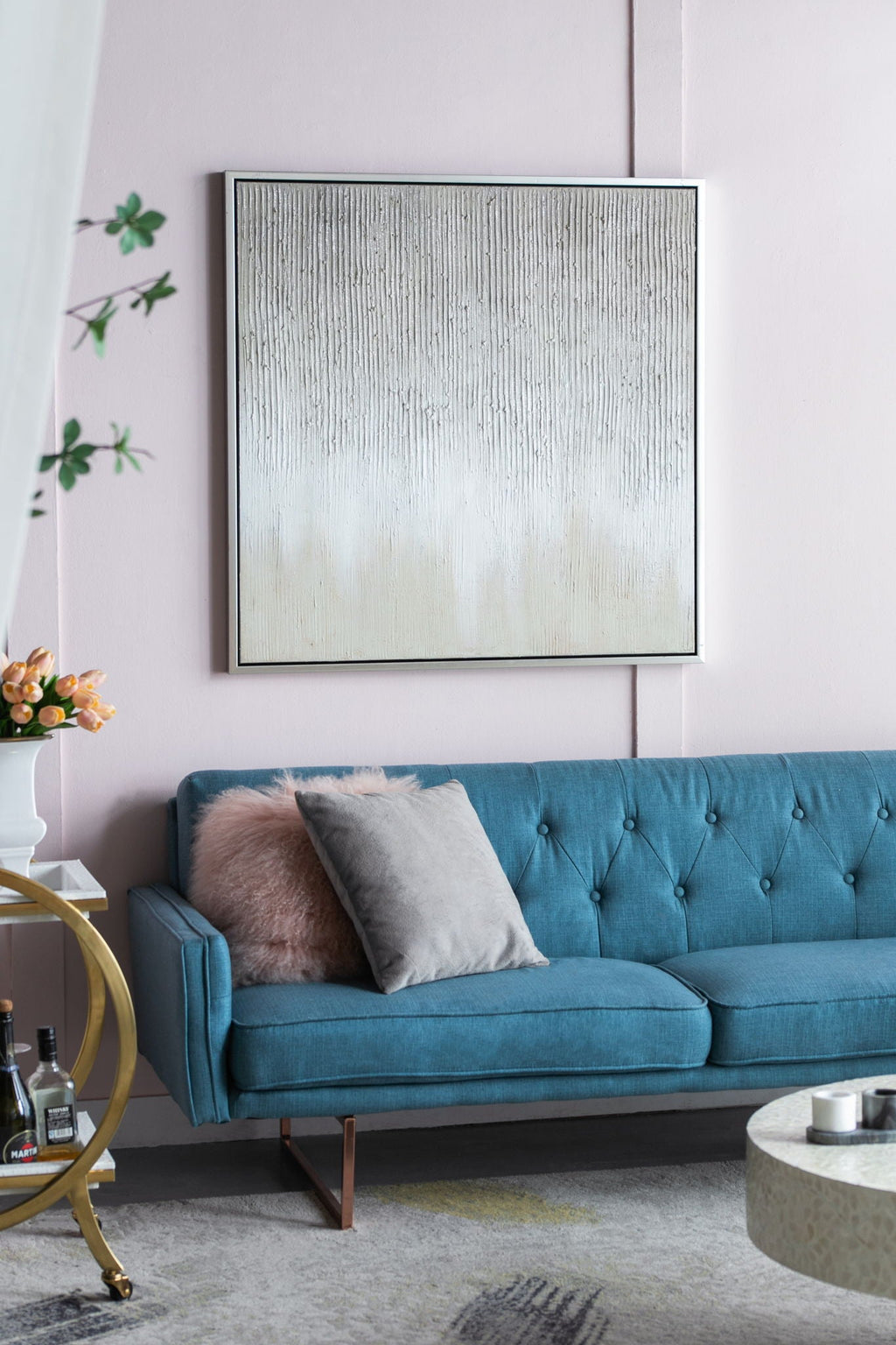 Sunshine Framed Hand Painted Canvas Print Wall Art