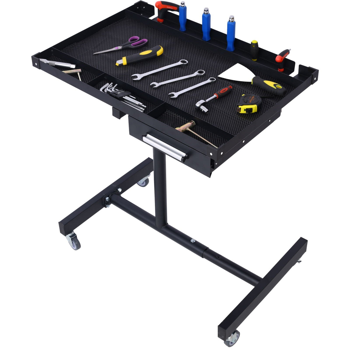 Adjustable Tear Down Work Table With Drawer