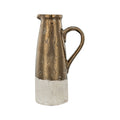 Gold Terracotta Pitcher Vase with Durable Ceramic Construction - Gold