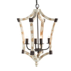 4 Light Chandelier - Cream