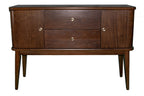 Cherry Server with 2 Drawers and 2 Cabinets - Solid Wood & MDF