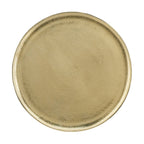Metal Dual Bird Side Table with Round Tray - Gold