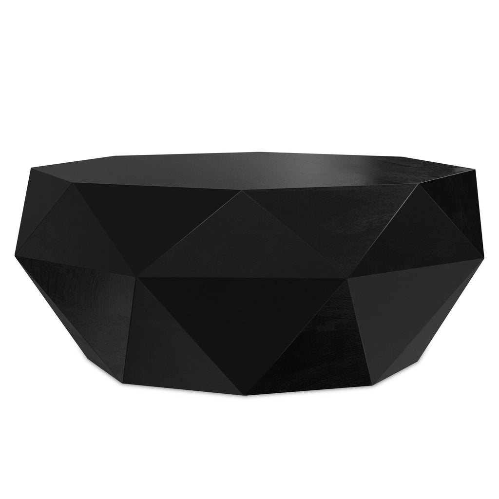 Zayn Coffee Table with Geometric Design