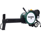 Electric Log Splitter 7 Ton with Double Flywheel - Black