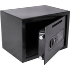 Compact Keypad Depository Safe with Dual PIN Access - Black