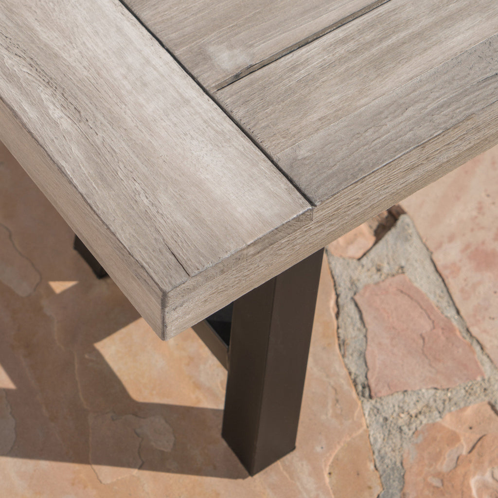 Acacia Wood Outdoor Dining Bench