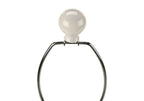 Contemporary Ceramic Table Lamp with 3-Way Switch - Cream