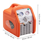 1 HP Refrigerant Recovery Machine with Dual Cylinder – Orange