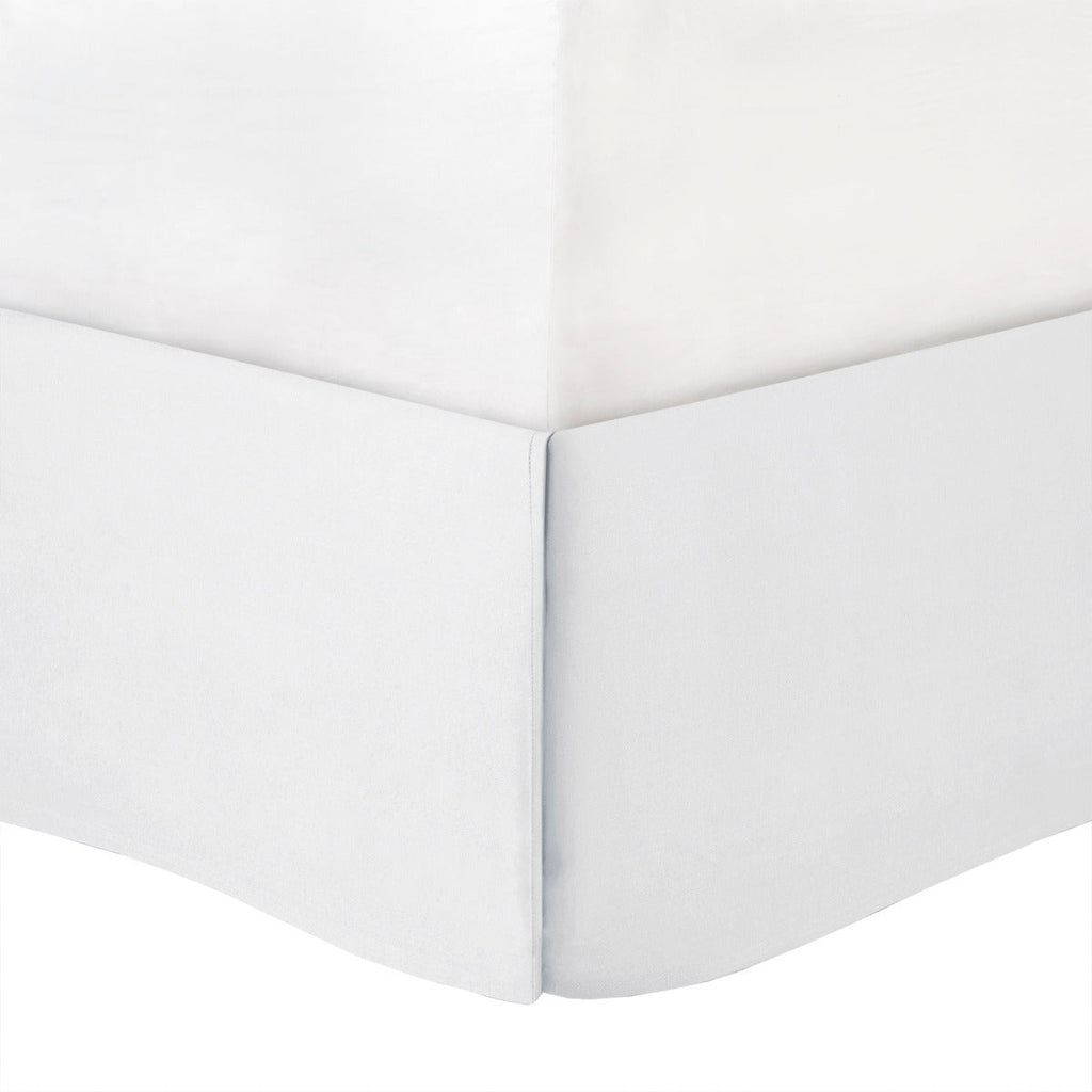 7 Piece Tufted Comforter Set with Hypoallergenic Filling - White