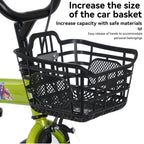 16-Inch Sporty Kids Cruiser Bike with Training Wheels - Green or Pink