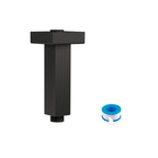 Ceiling Mounted Shower Arm with Flange Stainless Steel - Black or Gray