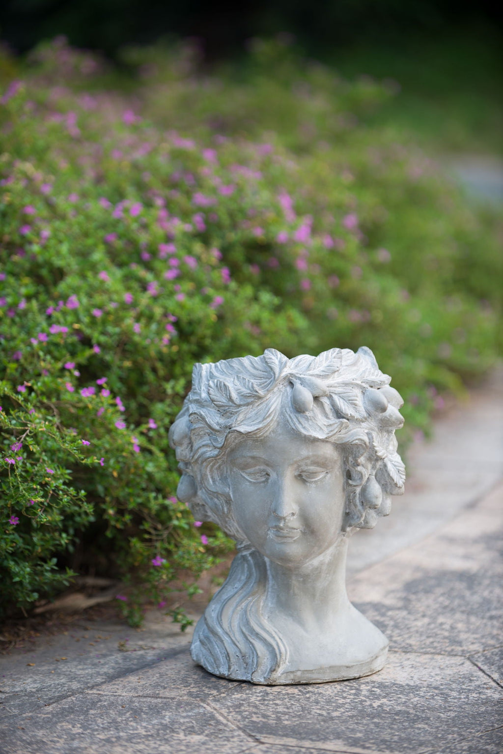 Cement Bust Wall Planter - Indoor & Outdoor Decor