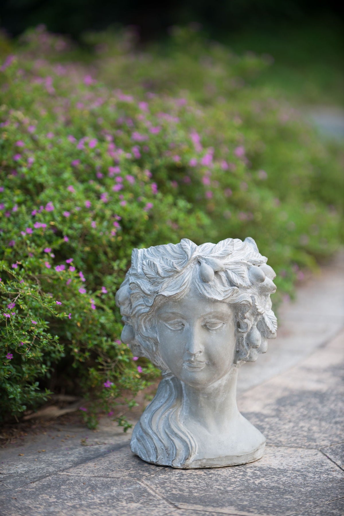Cement Bust Wall Planter - Indoor & Outdoor Decor