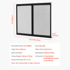 RV Screen Door Protector with Reinforced Frame - Aluminum Alloy
