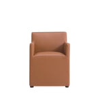 Square Armchair with Upholstered Seat - Available in Multiple Colors
