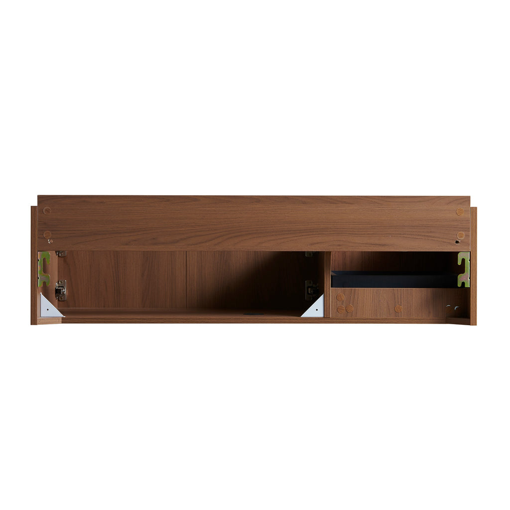 48" Muri Bathroom Vanity with Soft-Close Drawers - Brown Oak or Espresso