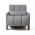 Modern Upholstered Accent Chair with Pillow - Fabric