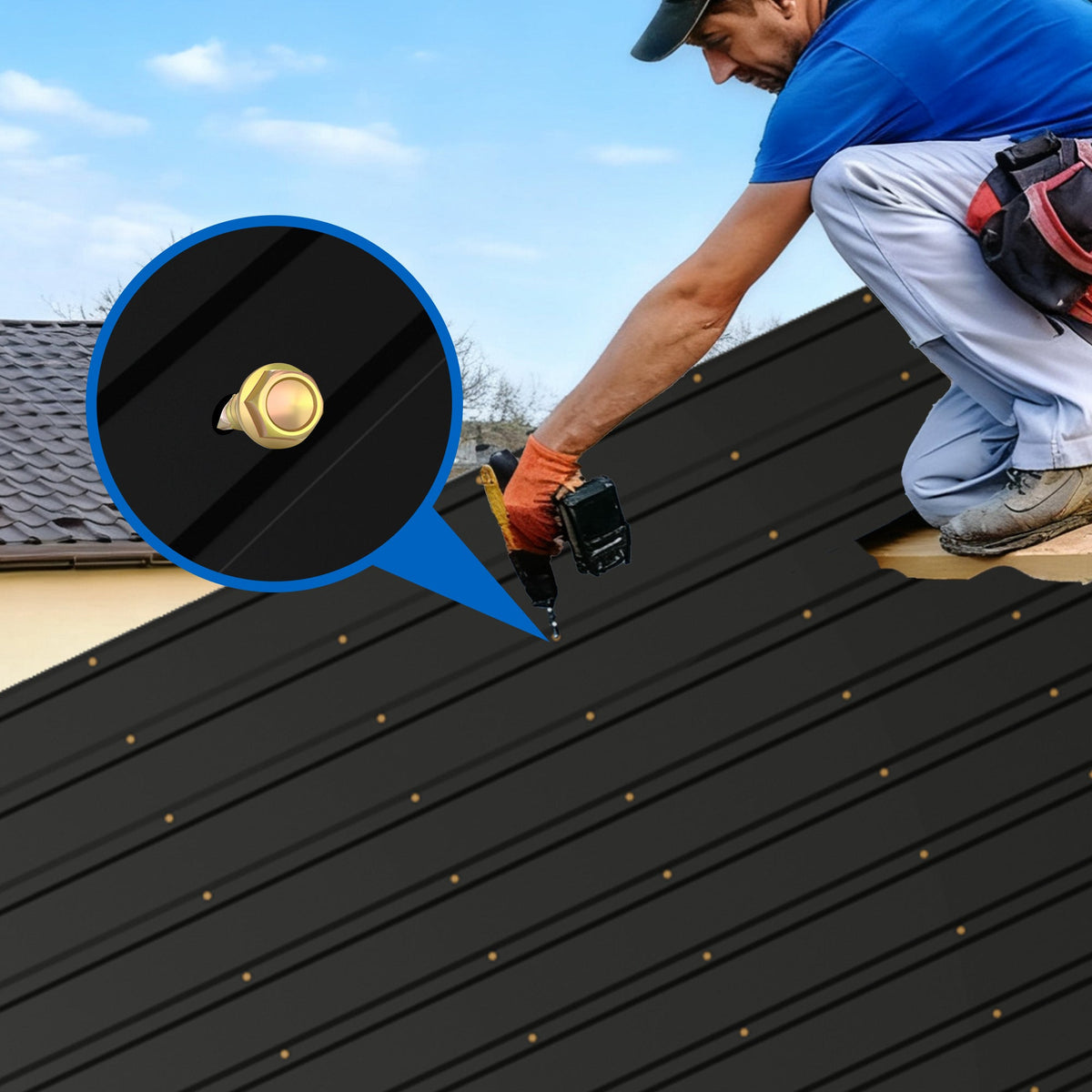 61 Inch Galvanized Metal Roof Panels with Heavy Duty Weather Resistance