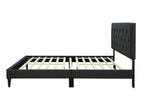 Channel Bed with USB Charging Port - Black