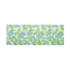 2" Thick Floral Chaise Lounge Cushion with Waterproof Foldable Design - Leaf Coconut