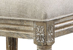 Brown Upholstered Dining Chairs with Rustic Casual Style - Set of 2