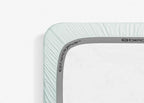 Light Green Cooling Crib Sheet with Powerband® Secure Fit
