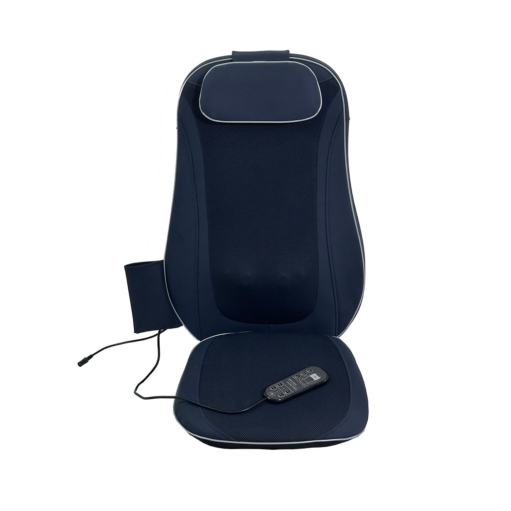 Shiatsu Back Massager with Kneading and Heating - Dark Blue