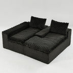 Convertible Modular Sectional Sofa with Twin Seat and Chaise - Multiple Colors