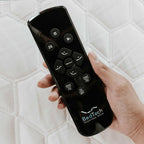 Split Head Adjustable Bed Base with Massage & USB Ports - Black
