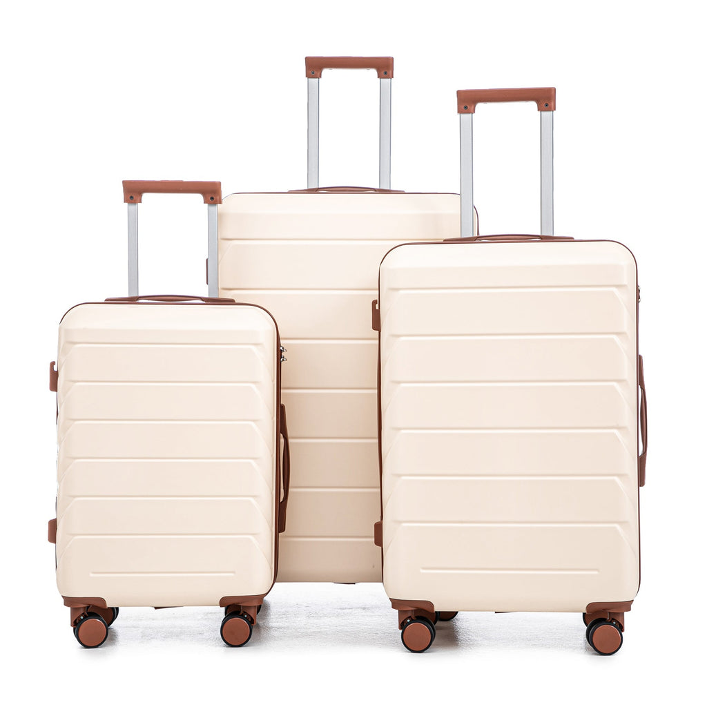 3-Piece ABS Spinner Wheel Luggage Set