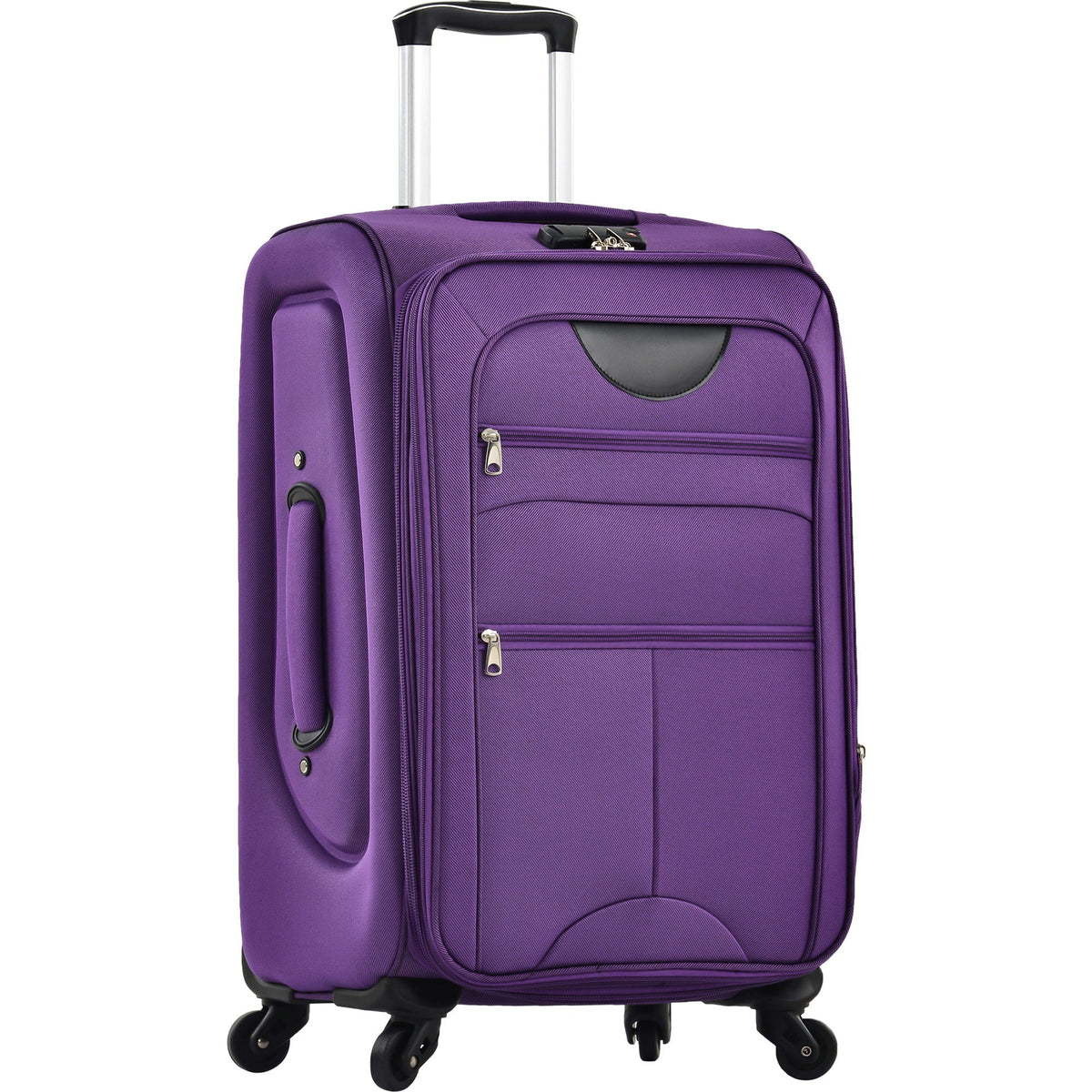 Expandable Softside Luggage 3 Piece Set with Spinner Wheels - Multiple Colors
