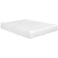 10" Plush Gel Memory Foam Mattress with Cooling Technology - White